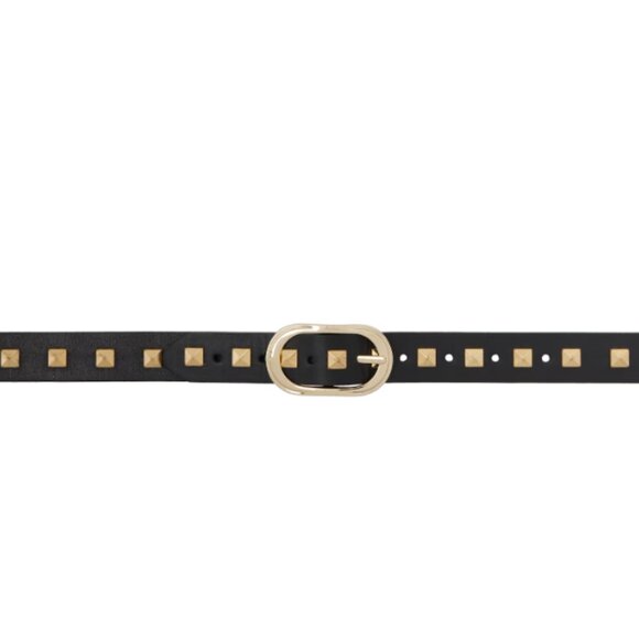 BNWT SS25 ERNEST W. BAKER STUDDED GOLD BUCKLE BELT S & XL - Picture 1 of 7